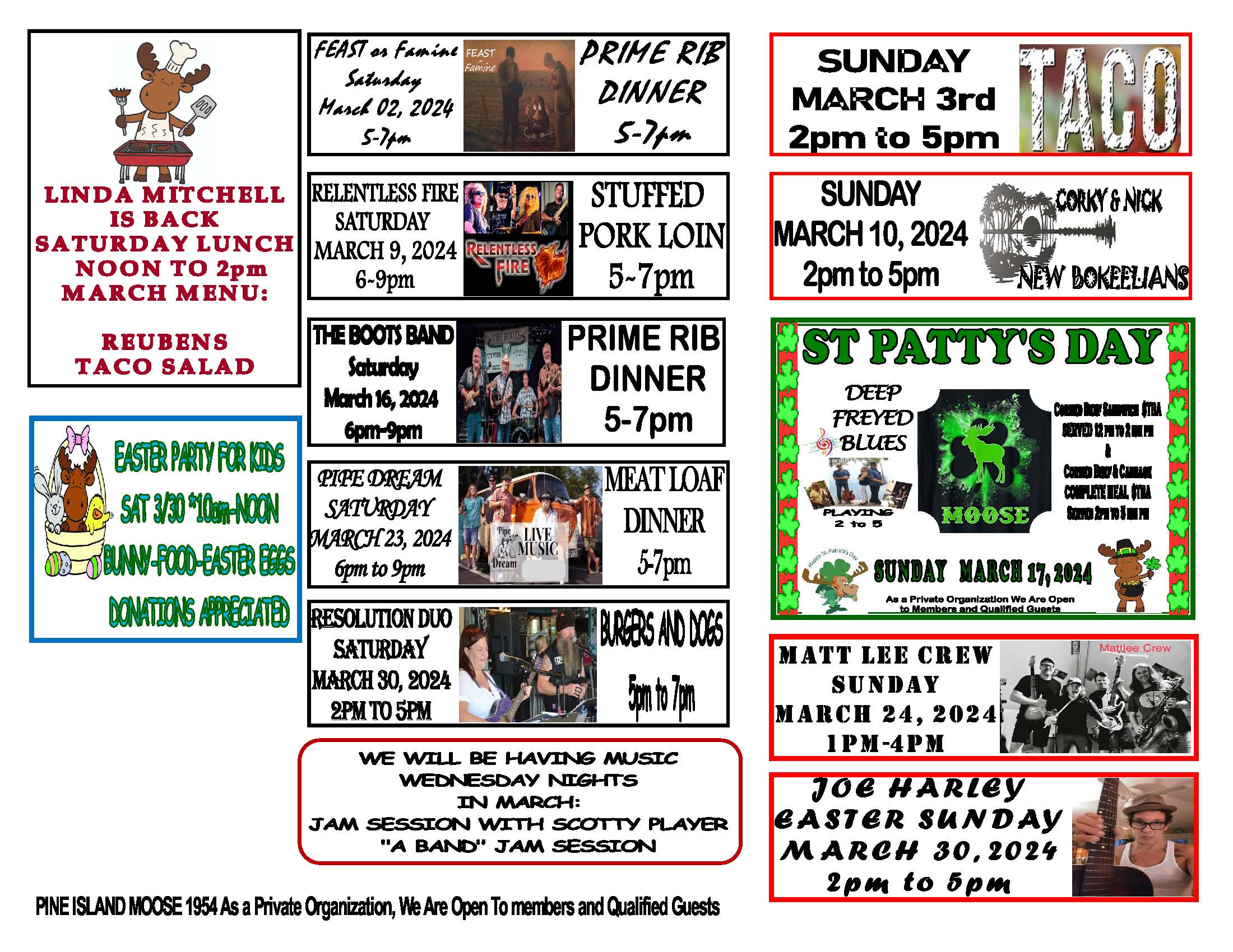 Pine Island Moose Events